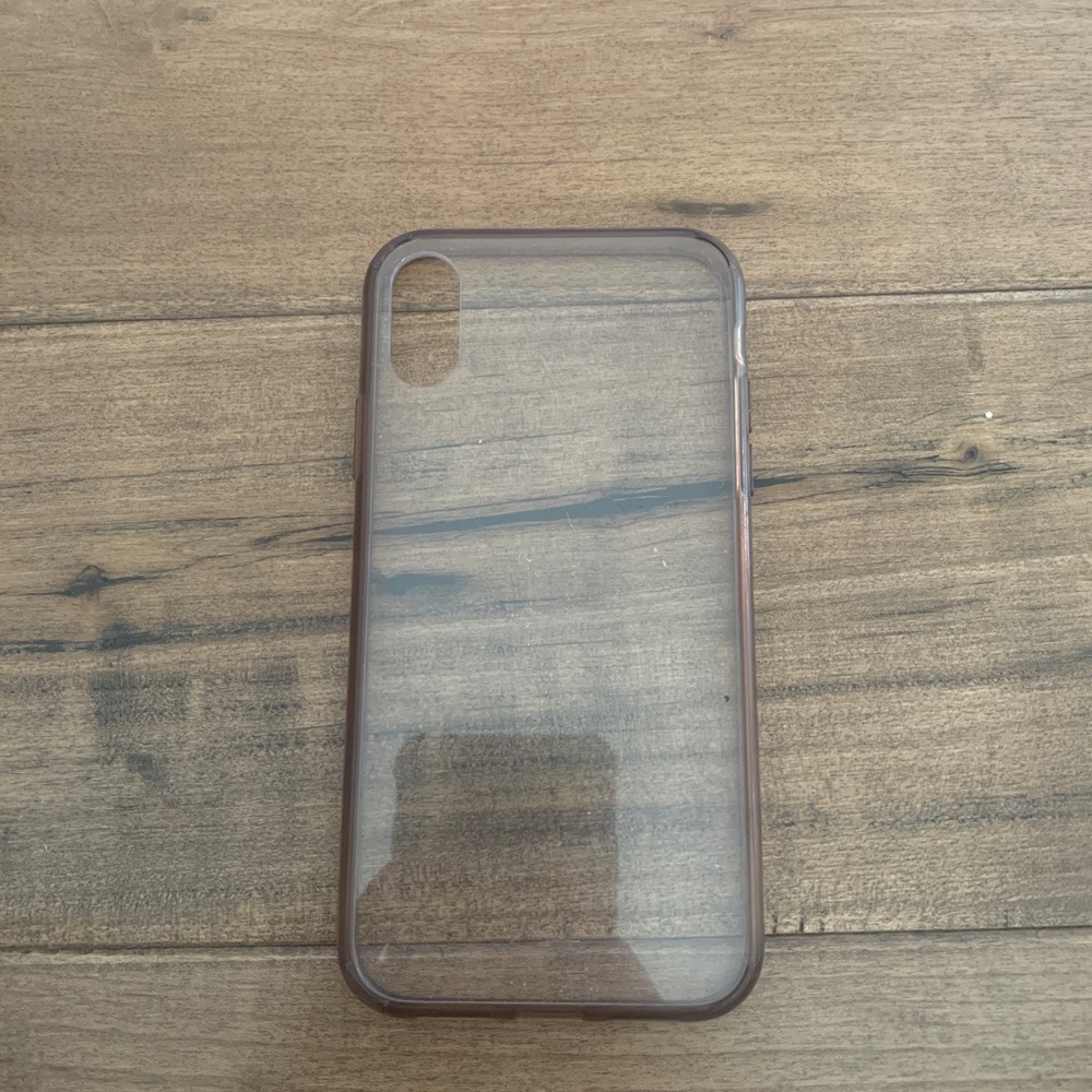 Clear iPhone XR case